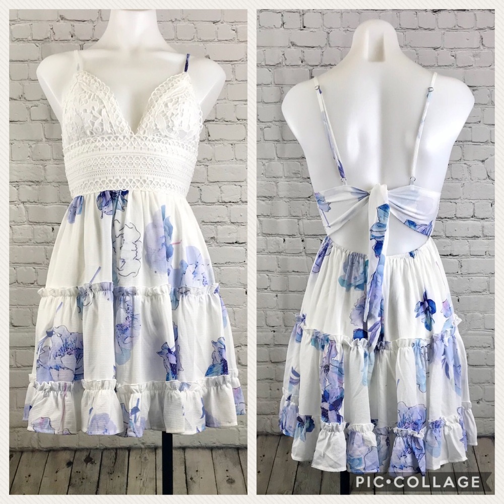 Lilacs and Lace Dress